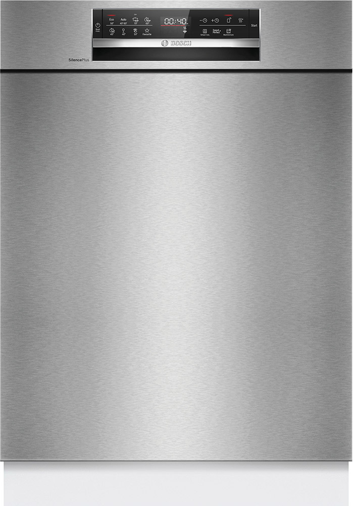 Bosch Serie 6 SMU6ECS12E Lavastoviglie da incasso sottopiano 14 coperti Acciaio spazzolato Classe A