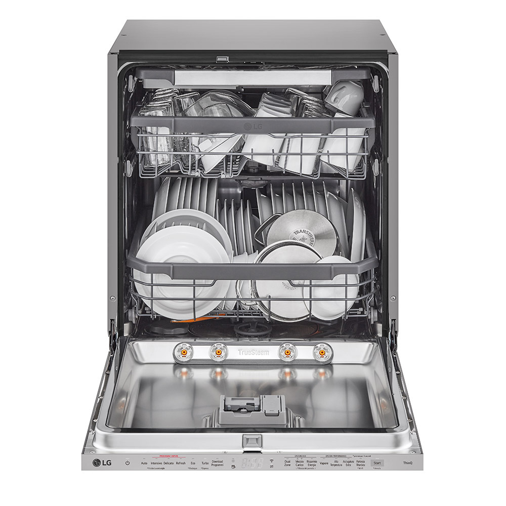 LG QuadWash DB365TXS Lavastoviglie a scomparsa totale Classe B 14 coperti Vapore Wi-Fi