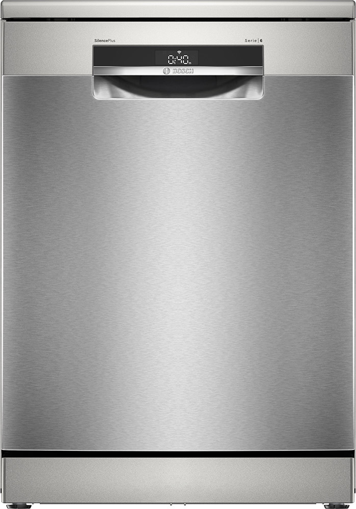 Bosch Serie 6 SMS6ECI15E Lavastoviglie da libera installazione 14 coperti Acciaio spazzolato anti-impronta Classe A