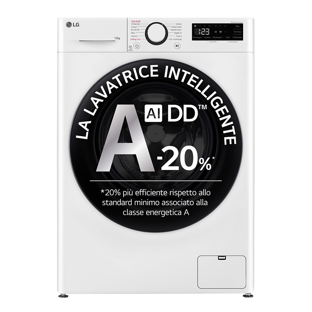 LG F4R3013NSWB Lavatrice 13kg AI DD
