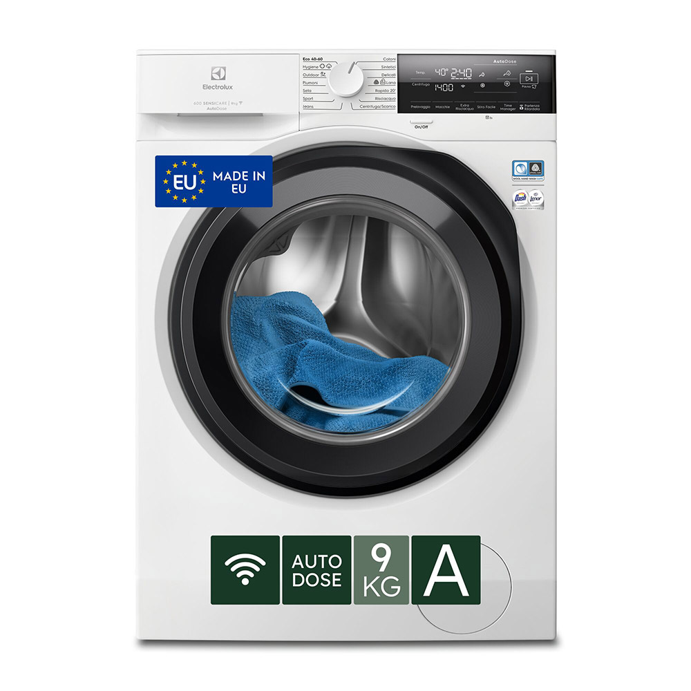Electrolux SensiCare 600 EW6FU39GQ Lavatrice serie 600 SensiCare Autodose 9 kg