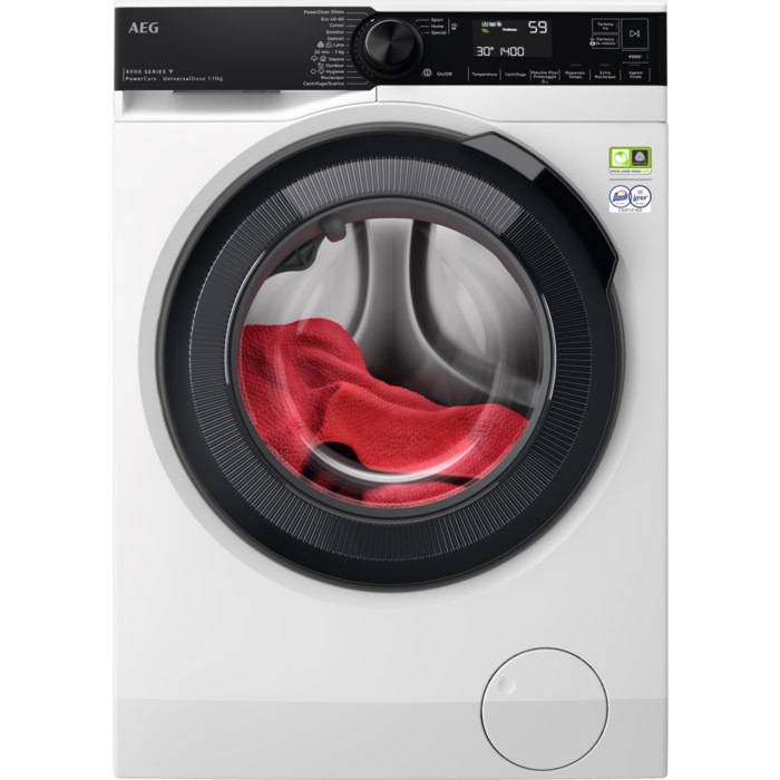 AEG LR8H114BY Lavatrice Serie 8000 PowerCare UniversalDose 11 kg