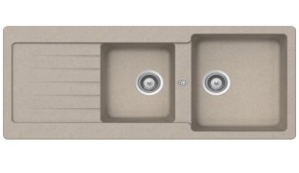 Glem Gas LS2G16S lavello Lavello ad incasso Rettangolare Cristalite