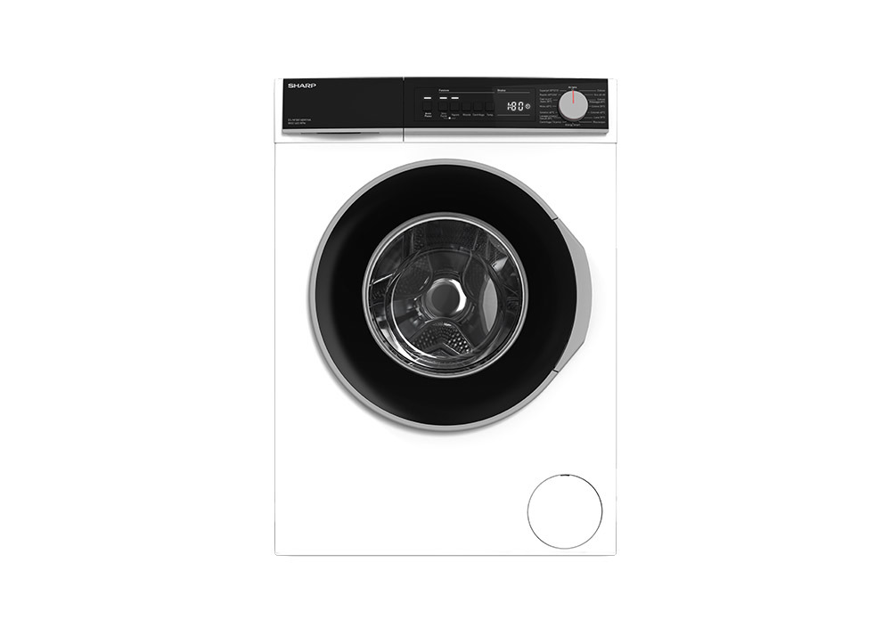 Sharp ESNFB814BW1NA lavatrice Caricamento frontale 8 kg 1400 Giri/min Bianco