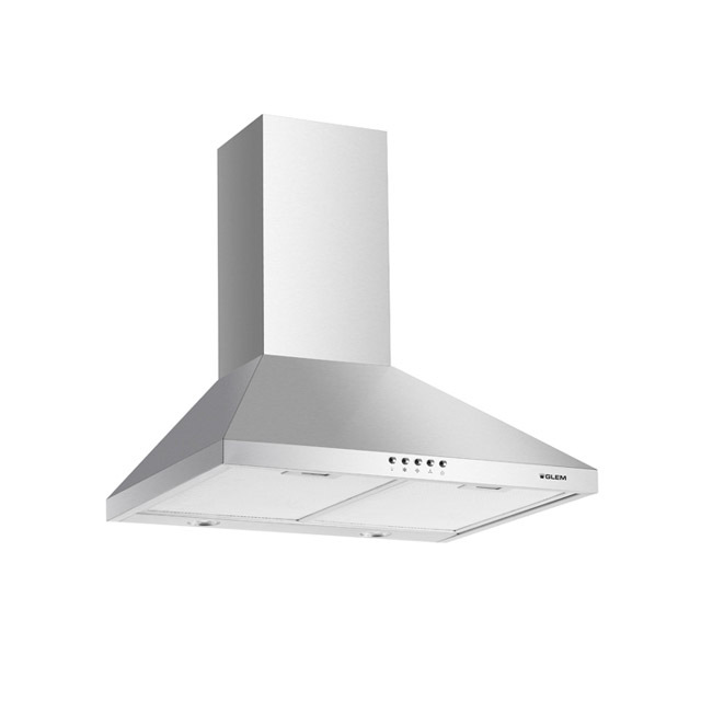 Glem Gas GHP645IX cappa aspirante Cappa aspirante a parete Argento