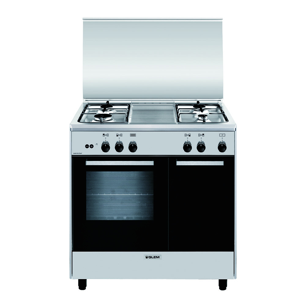 Glem Gas AR854GI cucina Elettrico/Gas Titanio