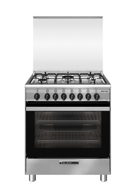 Glem Gas SA765VI cucina A Acciaio inox Forno.GASVent